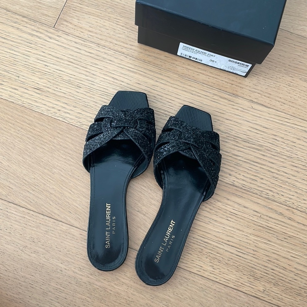 Saint Laurent Tribute Sandals